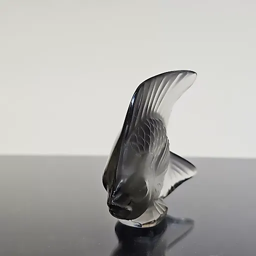 Хрустальная рыбка серого оттенка - View 2
