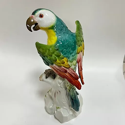 Попугай большая фигурка Майссен - View 10