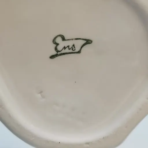 Статуэтка Парящая утка Карл Энс 1900-1910 Роспись полихромная надглазурная - View 5