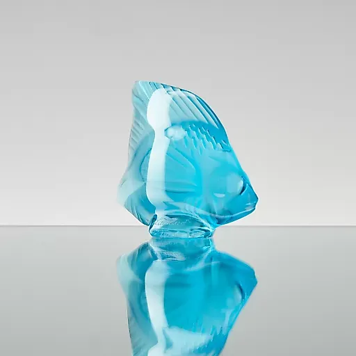 Хрустальная рыбка бирюзового оттенка - View 9