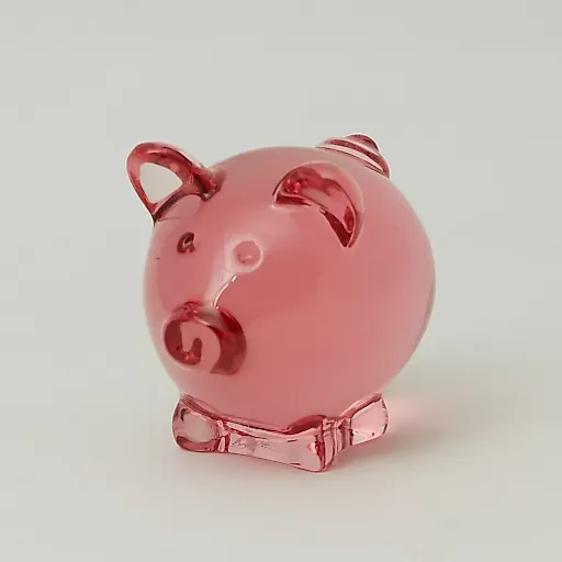 Фигурка Свинка розовая Баккара Франция Фирменная коробка - View 6