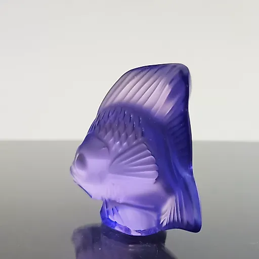 Хрустальная рыбка фиолетового оттенка - View 3