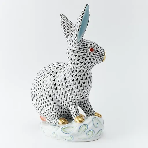 Коллекционная фарфоровая статуэтка "Заяц" - View 3