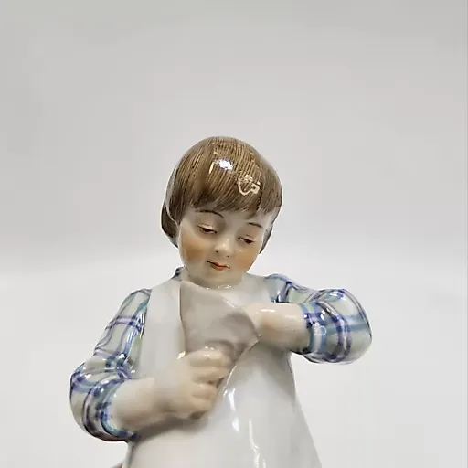 Фигурка Девочка с кульком из серии Счастливое детство 1905-07 гг - View 7