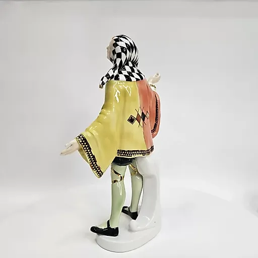 Редкая статуэтка Шут Карл Энс до 1919г - View 3