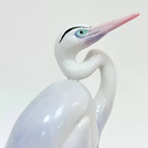 Статуэтка Голубая Цапля фабрика Вольштадт , Карл Энс 1919-1945 гг Германия - View 4