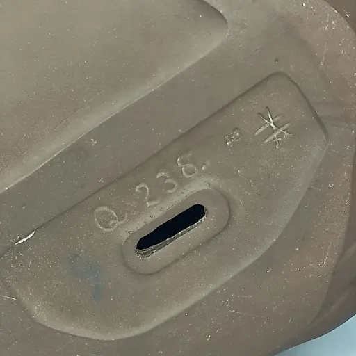 Скульптура Созерцающая Майсен, яшмовый бетгеровский красный фарфор, Германия, 1940г - View 8