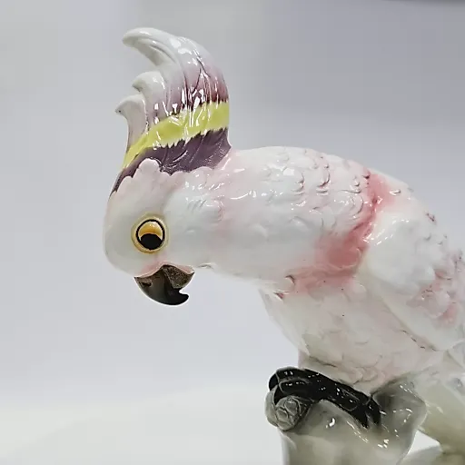 Фаянсовая фигурка попугай Тюрингия - View 5