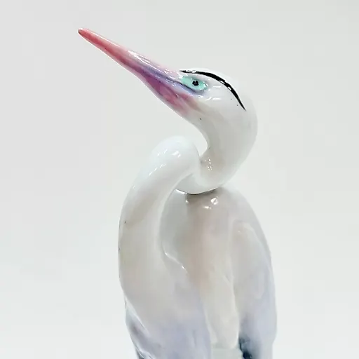 Статуэтка Голубая Цапля фабрика Вольштадт , Карл Энс 1919-1945 гг Германия - View 3