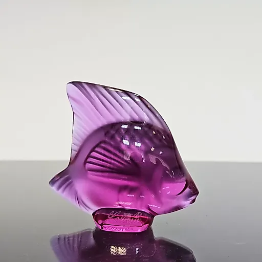 Хрустальная рыбка фиолетового оттенка - View 10