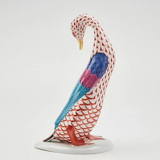 Статуэтка «Гусь с золотым яйцом» из фарфора Herend – уникальное произведение венгерской скульптуры - View 5