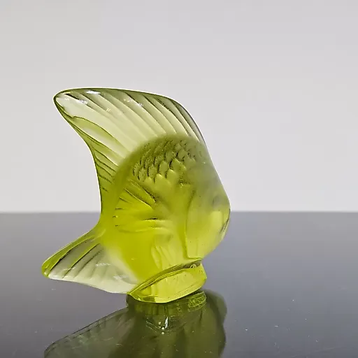 Хрустальная рыбка салатового оттенка - View 4