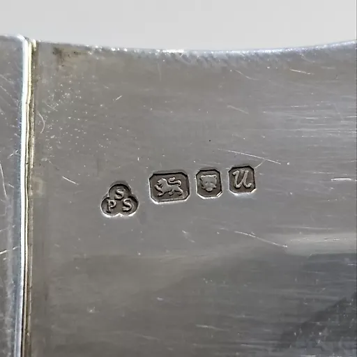 Серебряная табакерка в виде туфли 54г Лондон - View 7