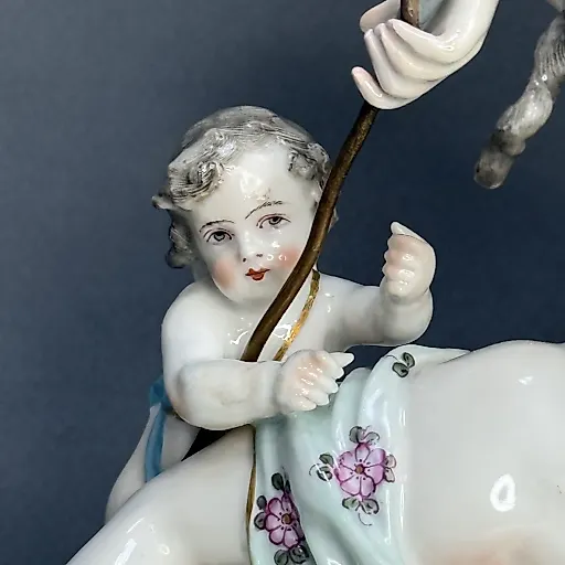 Скульптурная группа "Дионис и Ариадна" Франция Эдме Самсон 1900 гг - View 3