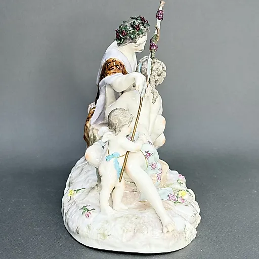 Скульптурная группа "Дионис и Ариадна" Франция Эдме Самсон 1900 гг - View 7