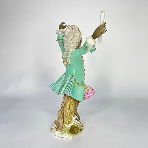 Статуэтка "Дирижер" из серии «Обезьяний оркестр»" 1880-90 гг - View 6