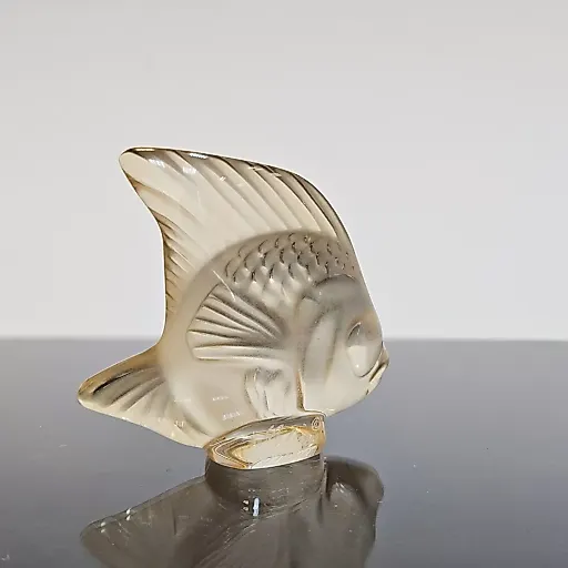 Хрустальная рыбка желтого оттенка - View 4