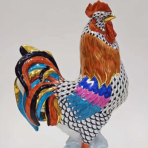 Фигурка Петух Херенд Венрия - View 6