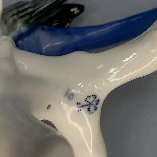 Фигурка попугай на ветке 1920-1930 г Германия - View 7