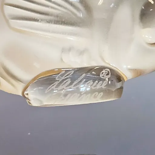 Хрустальная рыбка желтого оттенка - View 5