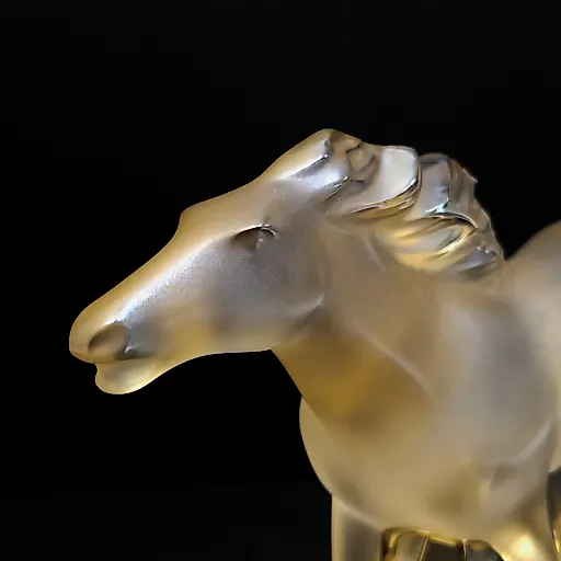 Скульптура "Конь" янтарный - View 6