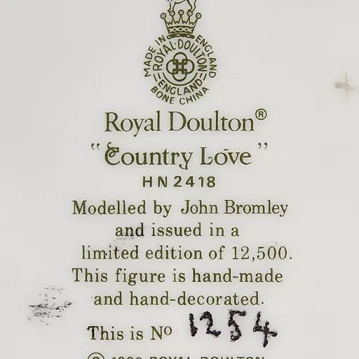 Фарфоровая статуэтка Country Love - View 4
