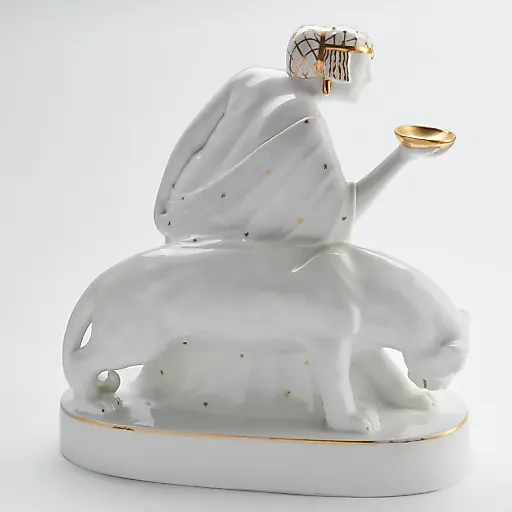 Антикварная фарфоровая статуэтка "Вакханка" - View 3