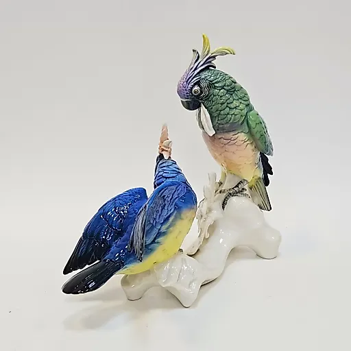 Пара какаду сидящая на стилизованной ветке Карл Энс - View 4