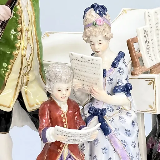 Скульптурная группа "Домашний концерт" Германия 1903 г - View 7