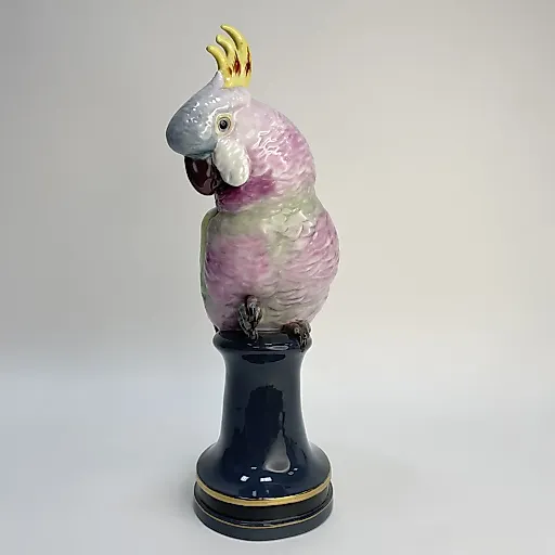 Большая Фигурка Попугай Какаду фарфор фабрика Volkstadt - View 2