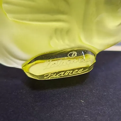 Хрустальная рыбка салатового оттенка - View 6