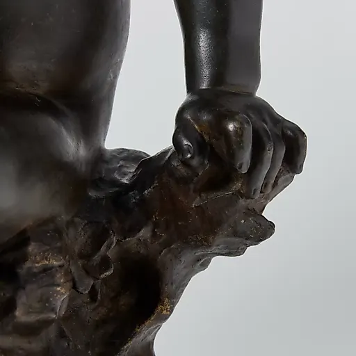 Фигурка мальчика бронза Франция конец 19 в. - View 4