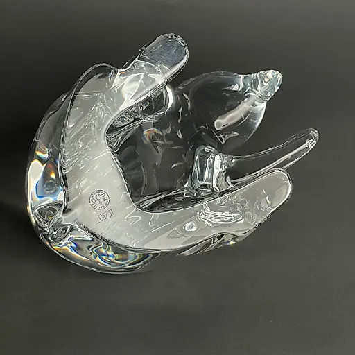 Коллекционная хрустальная статуэтка большого медвежонка ручной работы дизайн LOET - View 10