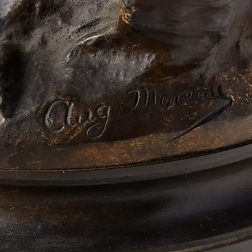 Фигурка мальчика бронза Франция конец 19 в. - View 8