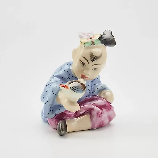 Статуэтка "Китаец с птичкой" - View 7