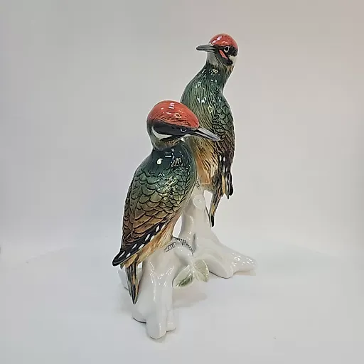 Статуэтка Пара дятлов на ветке Карл Энс 1919-1945гг - View 3