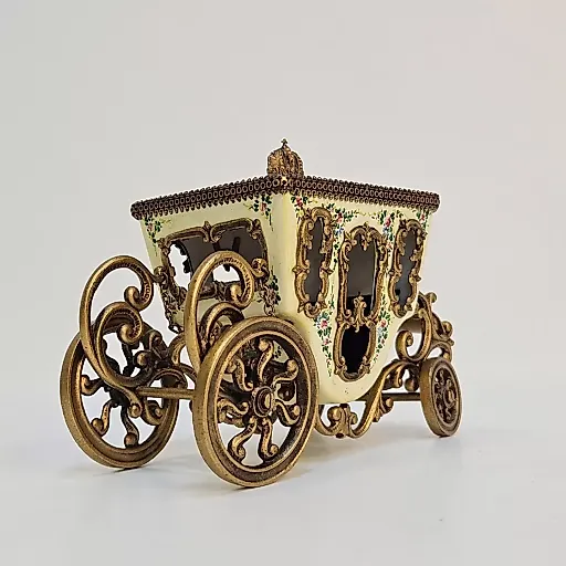 Статуэтка Карета в стиле рококо конец 19 века - View 2