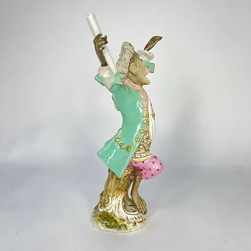 Статуэтка "Дирижер" из серии «Обезьяний оркестр»" 1880-90 гг - View 5