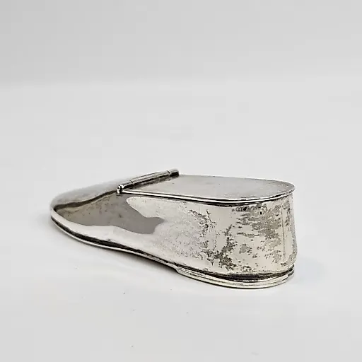 Серебряная табакерка в виде туфли 54г Лондон - View 4