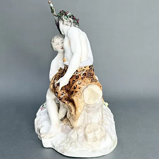 Скульптурная группа "Дионис и Ариадна" Франция Эдме Самсон 1900 гг - View 6