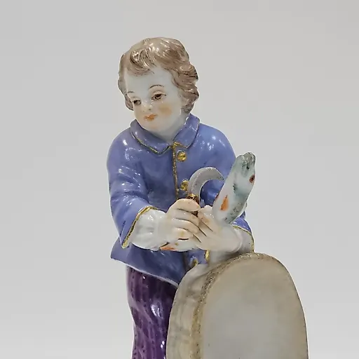 Фигурка "Юноша чистящий рыбу" 1924-34г - View 7