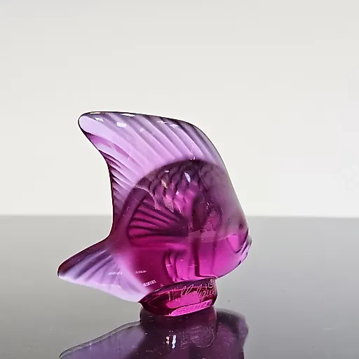 Хрустальная рыбка фиолетового оттенка - View 9