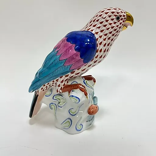 Фигурка Попугай Херенд дизайн fishnet - View 3