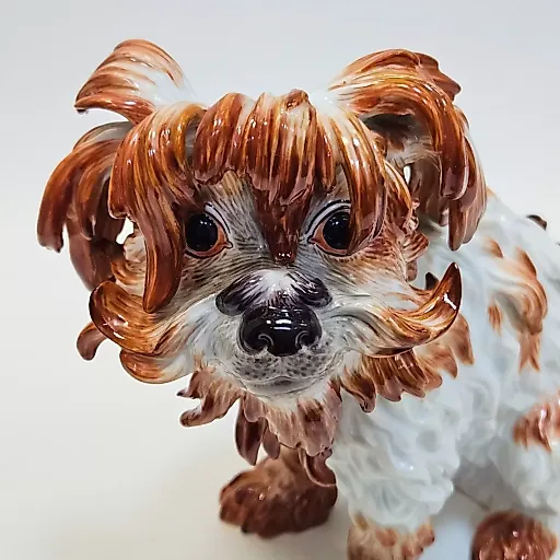 Фигурка Болонка 1924-34г модель Иогана Иоахима Кендлера - View 2