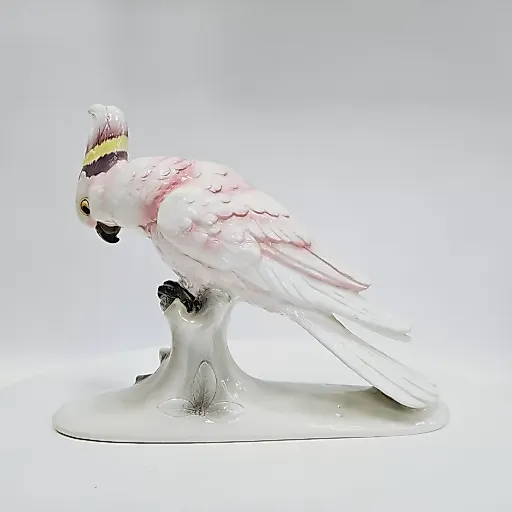 Фаянсовая фигурка попугай Тюрингия - View 3