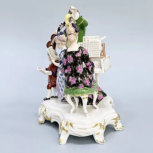 Скульптурная группа "Домашний концерт" Германия 1903 г - View 4