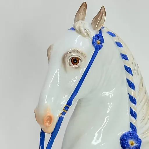 Статуэтка Мавр с конём по модели И.И. Кендлера Майсен Германия - View 7