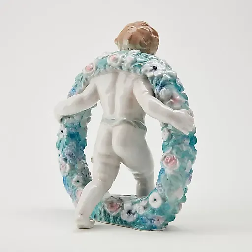 Путти с цветами Karl Ens, Германия, редкая коллекционная фигурка - View 5