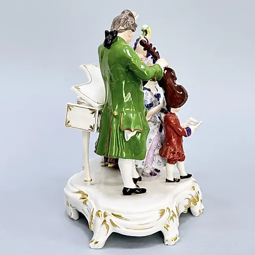 Скульптурная группа "Домашний концерт" Германия 1903 г - View 10