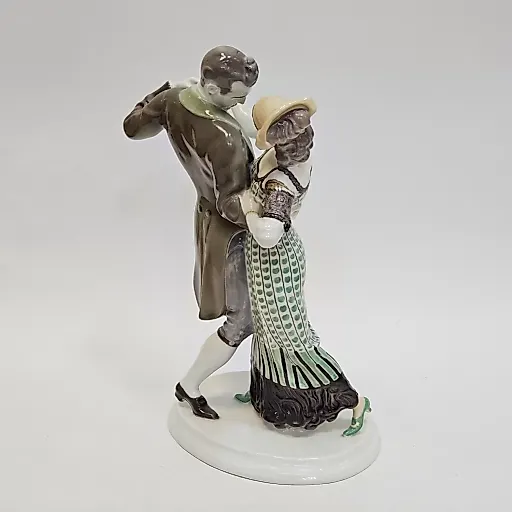 Статуэтка танцующая пара КPМ Берлин арт-нуво - View 4